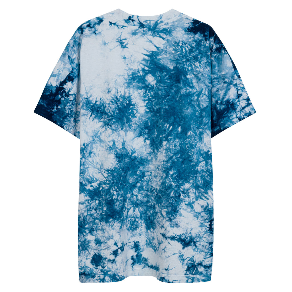 Always Baked Embroidered Oversized tie-dye t-shirt