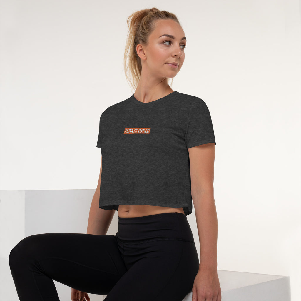 Always Baked Embroidered Crop Tee